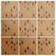 Deny Designs Lisa Argyropoulos Arrowheads Diamond Earth Wood Wall Mural, 4'x4'