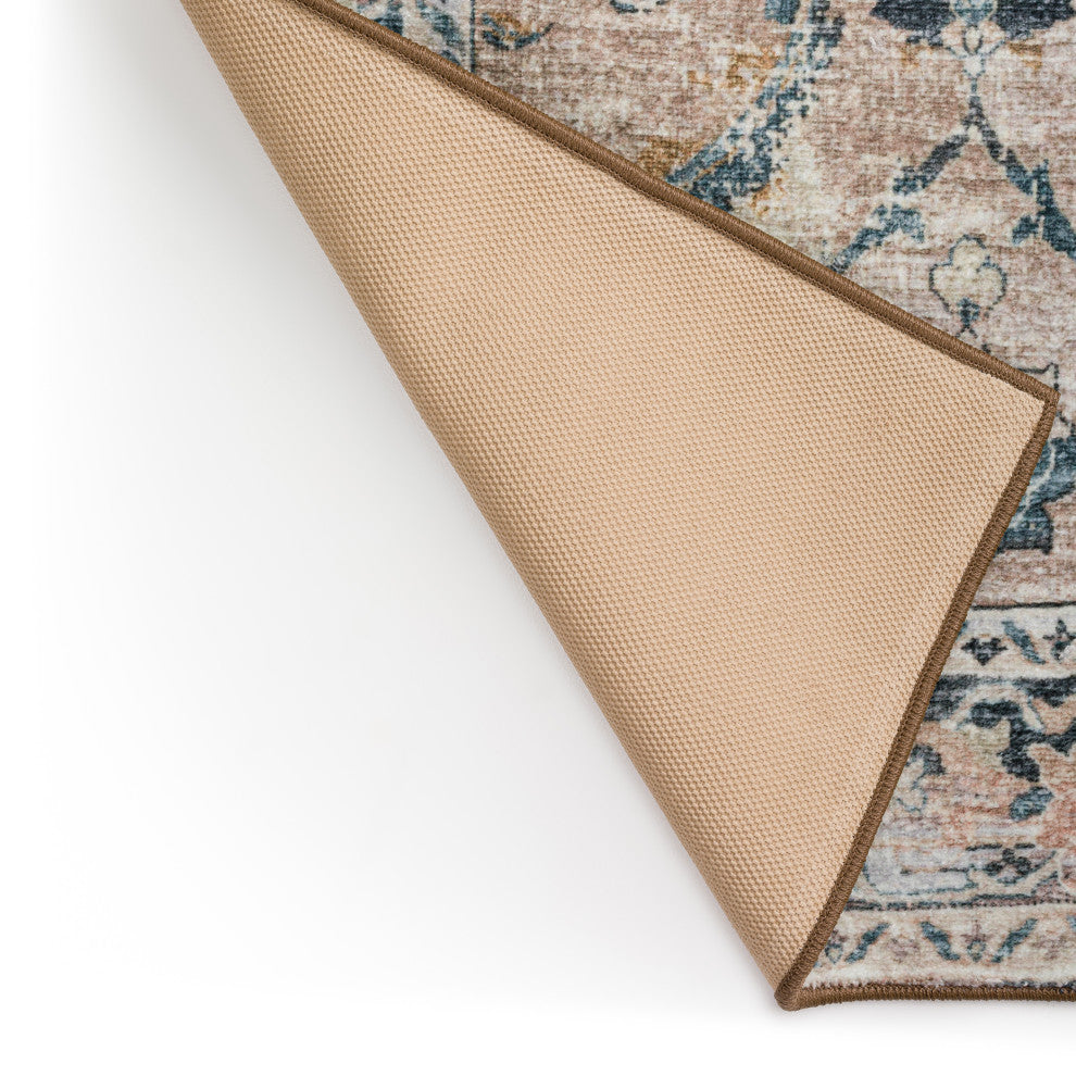 Jericho JC4 Taupe 8' x 8' Round Rug