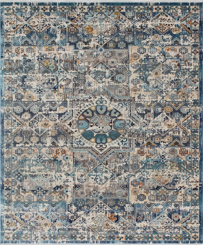 Noori Rug Latif Tracey Ivory/Blue Rug