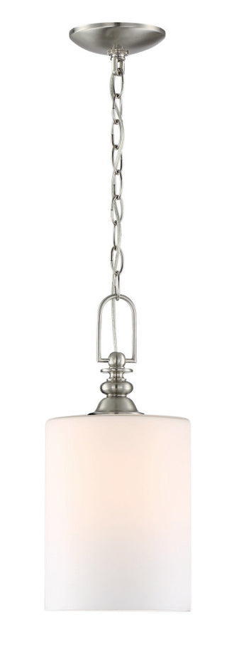 Craftmade Dardyn 1 Light Mini Pendant, Brushed Polished Nickel