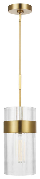 Generation Lighting, CP1171BBS, Large Pendant, Burnished Brass
