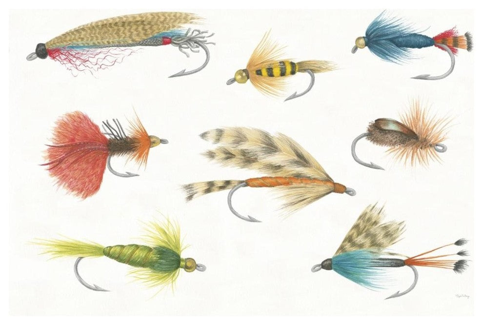 "Gone Fishin I" Digital Paper Print by Elyse DeNeige, 38"x26"