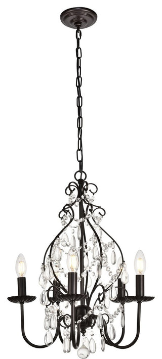 Living District LD5003D17ORB Orchid 5-Light Pendant