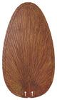 Blade, Set of 5, 22", Narrow Oval Composite Palm, Brown
