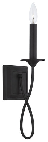 Capital Lighting 637211 Vincent 16" Tall Wall Sconce - Black Iron