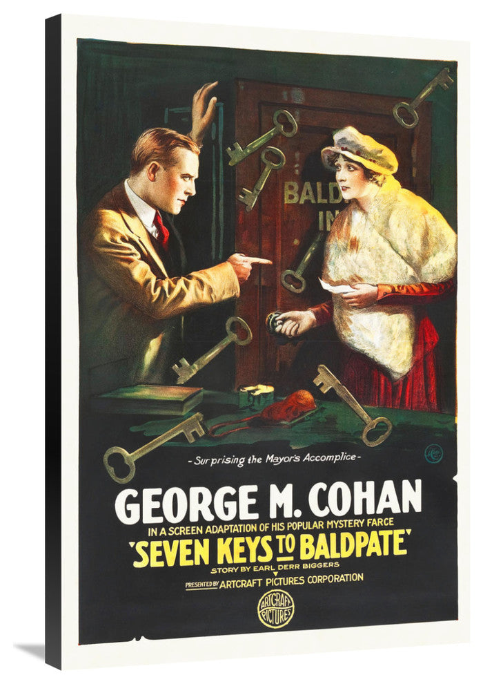 "Seven Keys to Baldpate 1917" Canvas by Hollywood Photo Archive, 24x36"