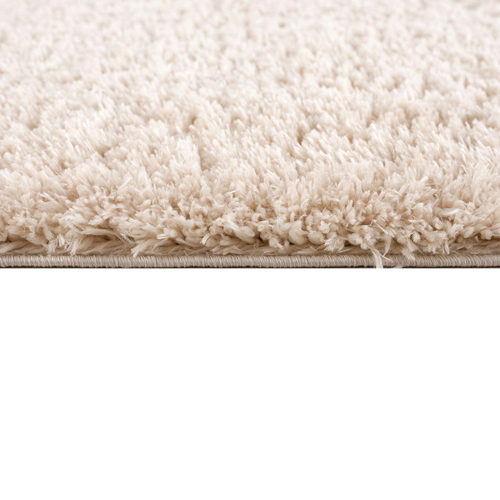 Gewnee Camdyn Super Soft Polyester Shag Area Rug, 5.25'x7'