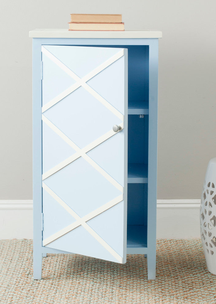 Safavieh Cary Small Cabinet, Light Blue