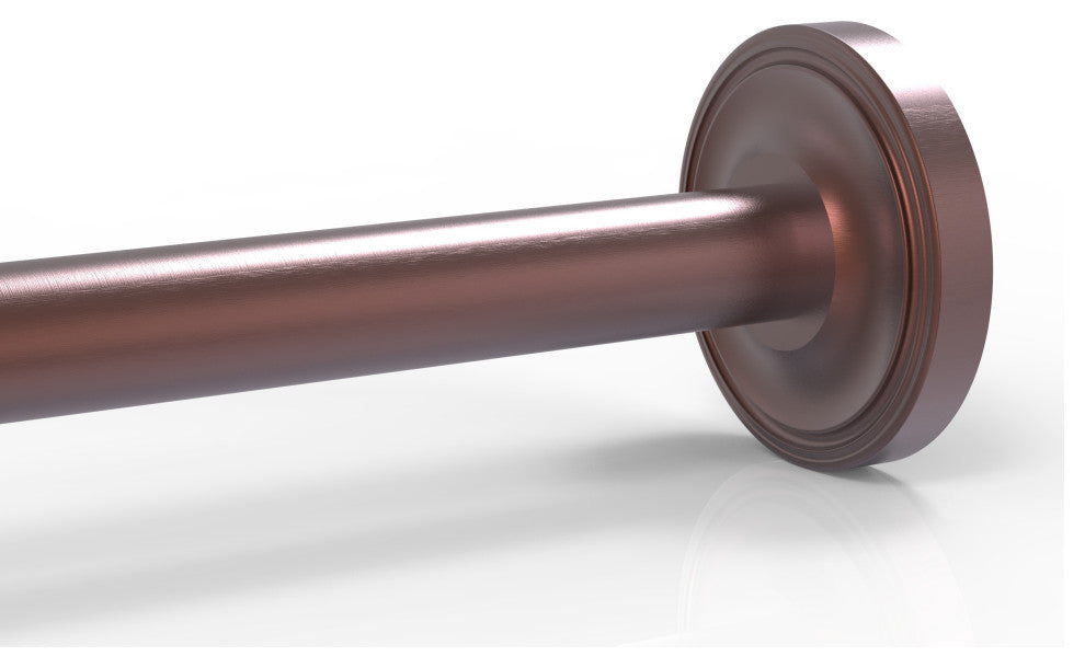 Prestige Regal Shower Curtain Rod Brackets, Antique Copper