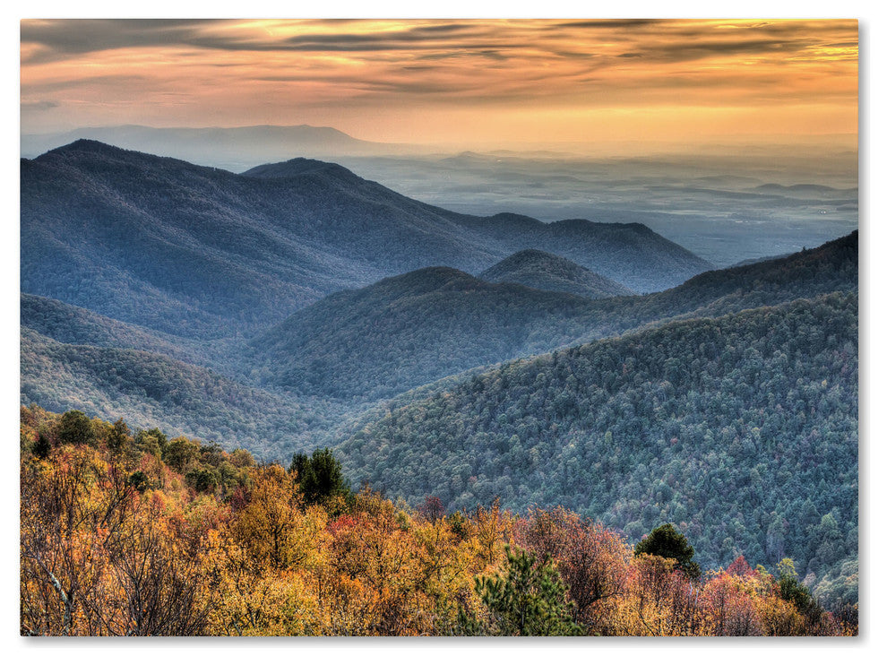 'Shenandoah Autumn' Canvas Art by Pierre Leclerc