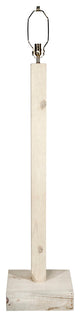 Homestead Collection Floor Lamp, Clear Lacquer Finish