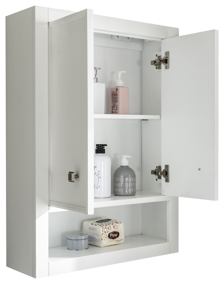 WLF2124 Toilet Topper Cabinet, White