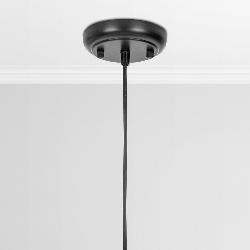 Polaris Pendant Light, Black, Large 18"
