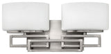 Hinkley Lanza Small Two Light Vanity, Antique Nickel