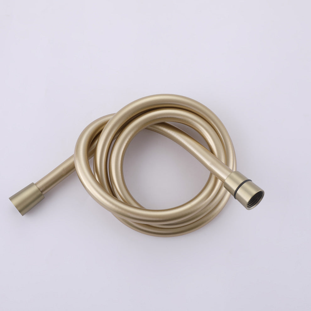 Unique Shower System With Handheld Shower, Brushed Gold