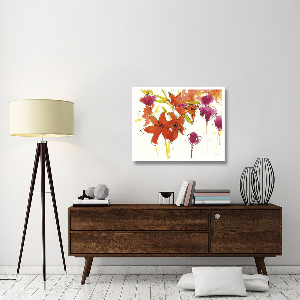 "Pattys Plum II" Digital Paper Print by Shirley Novak, 37"x30"