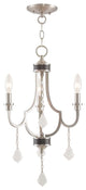 Glendale 3-Light Mini Chandelier, Brushed Nickel