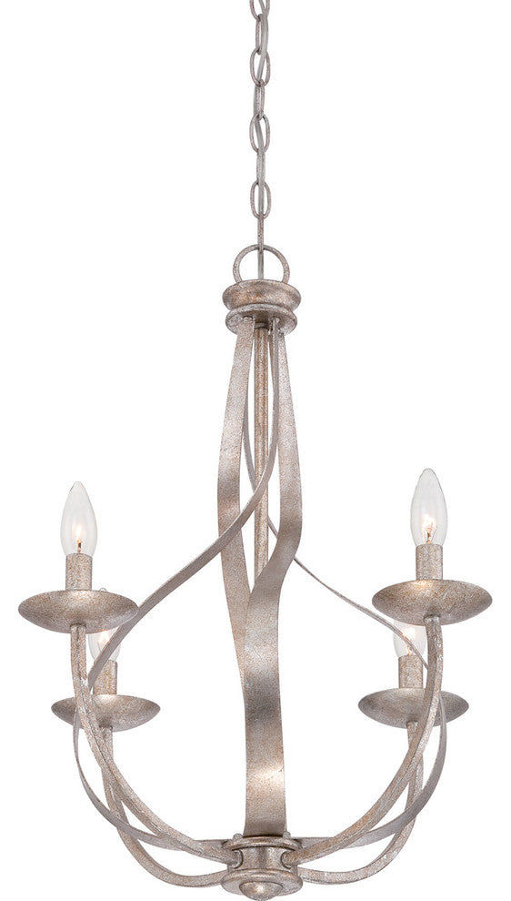 Quoizel SER5004IF Four Light Chandelier Serenity Italian Fresco