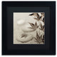 Alan Blaustein ''Florison 61'' Art, Black Frame, Black Mat, 11x11