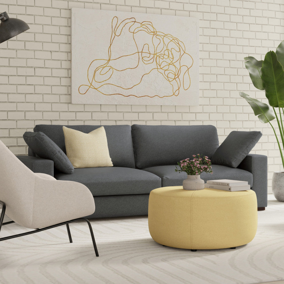 Charlie 78-inch Sofa in Tightly Woven Performance Fabric