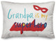 Superhero Grandpa 14x20 Spun Poly Pillow
