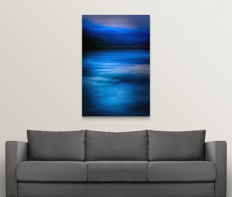 "Zen, disturbed " Wrapped Canvas Art Print, 32"x48"x1.5"