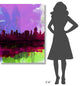 "Tulsa Watercolor Skyline 2" Fine Art Print