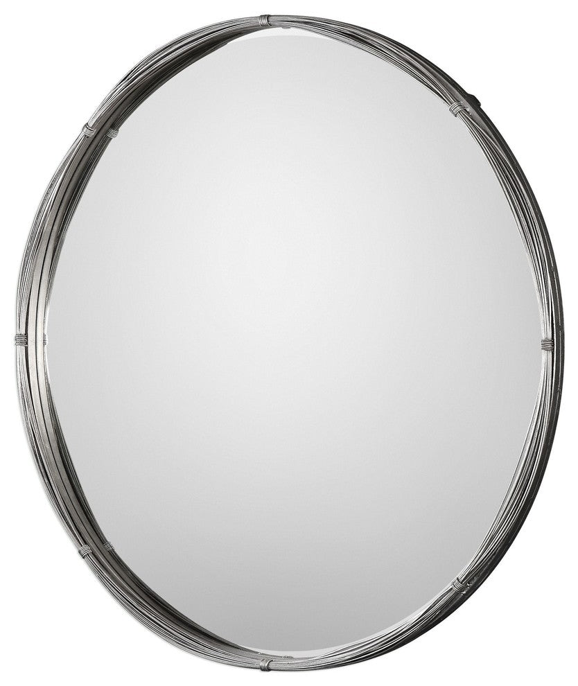 Uttermost Ohmer Round Metal Coils Mirror