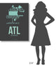 "ATL Atlanta Poster 2" Fine Art Print