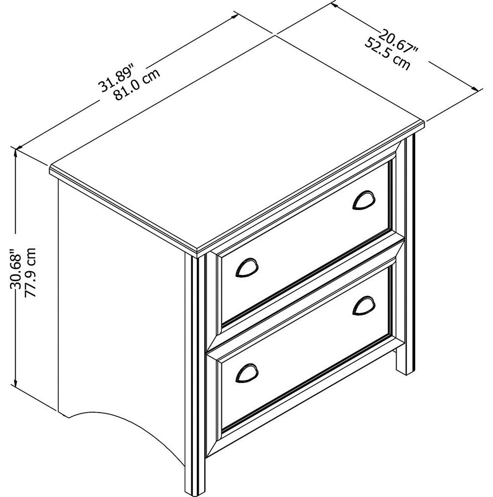 Stanford 2 Drawer Lateral File Cabinet
