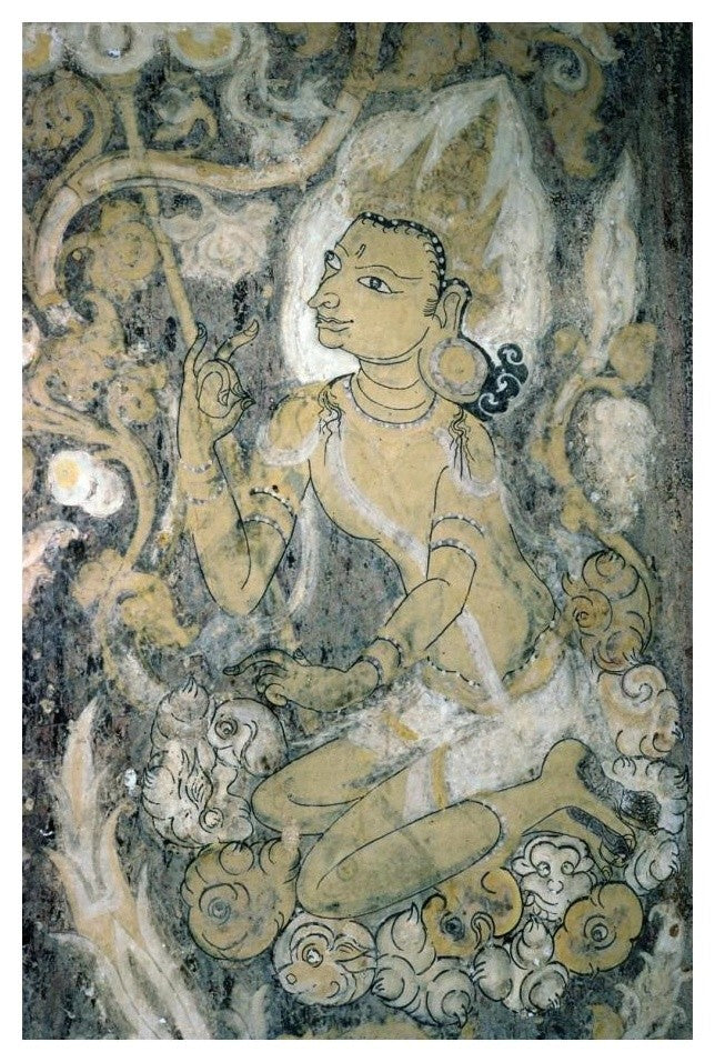 "Pagan Fresco, Burma" Digital Paper Print by Unknown, 17"x24"