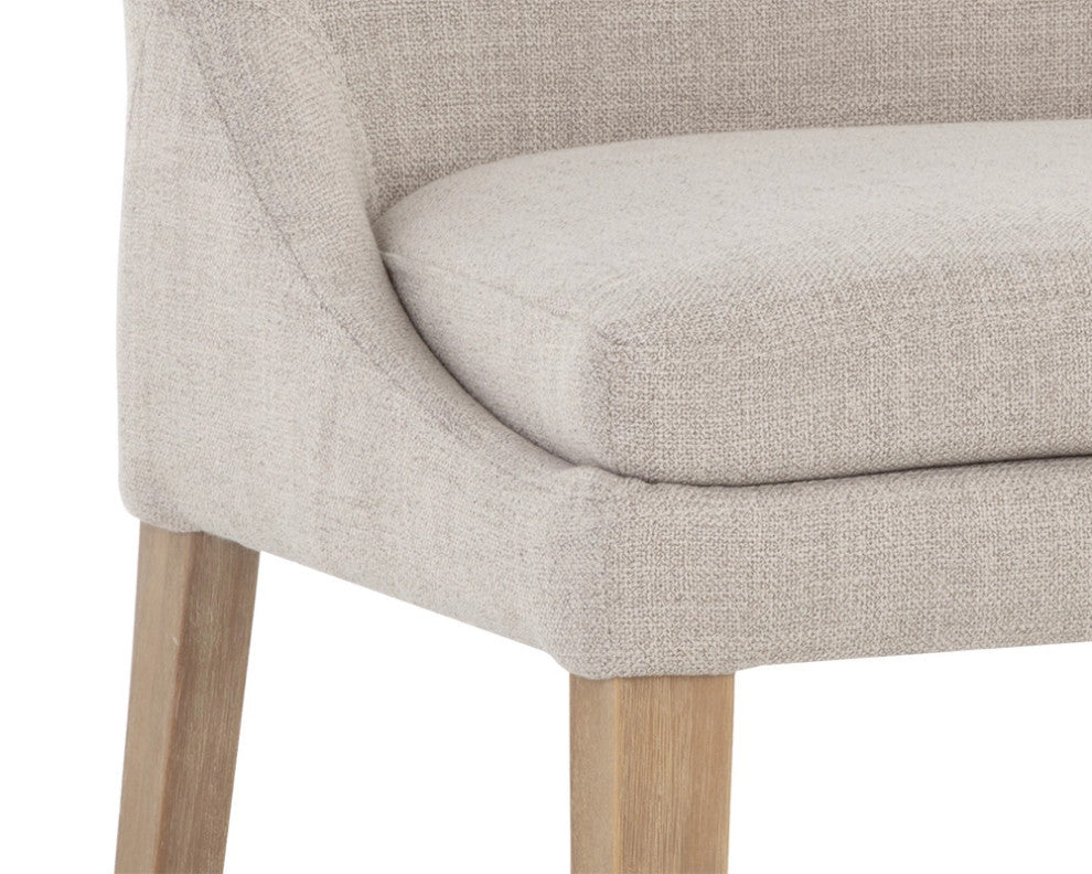 Rosine Dining Chair, Effie Flax, Set of 2
