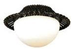 Fanimation Light Kit, Antique Bamboo, White Glass - LK112A