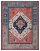 Safavieh Tucson TSN153 Rug Machine-Washable, Rust/Blue, 10'x14'