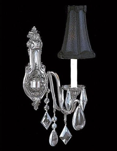 Framburg FR 9281 Crystal Up Lighting Wall Sconce Czarina Collection