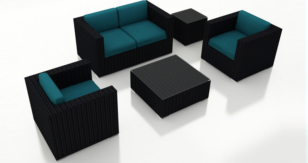 Urbana 4 Piece Sofa Set, Spectrum Peacock