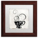 Color Bakery 'Silver Brewed 2' Matted Framed Art, Wood Frame, White Mat, 11x11