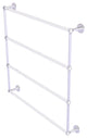Clearview 4 Tier 36" Ladder Towel Bar with Twisted Accents, Polished Chrome