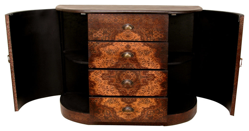 Olde-Worlde European Four Drawer Credenza