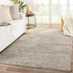 Jaipur Living Sian Knotted Floral Gray/Beige Area Rug, 8'10"x12'9"
