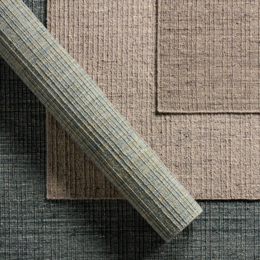 Jaipur Living Vidalia Handmade Striped Blue/ Gold Area Rug 9'X12'