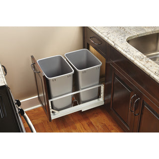 Door Mount Extender brackets for Rev-A-Shelf 5349 Series Trash/Waste Containers