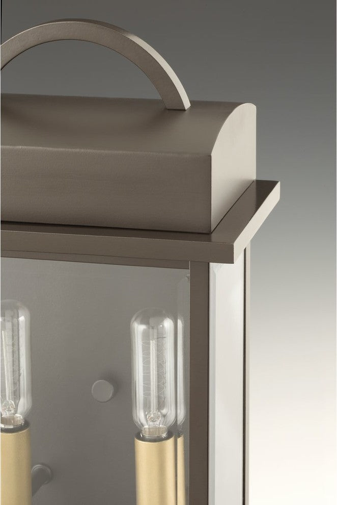 Santee 3-Light Large Wall Lantern, Antique Bronze