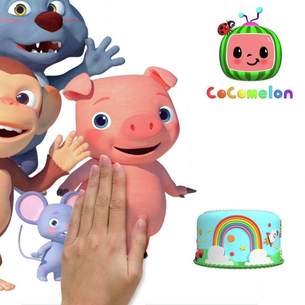 Cocomelon Peel and Stick Giant Wall Decals With Alphabet
