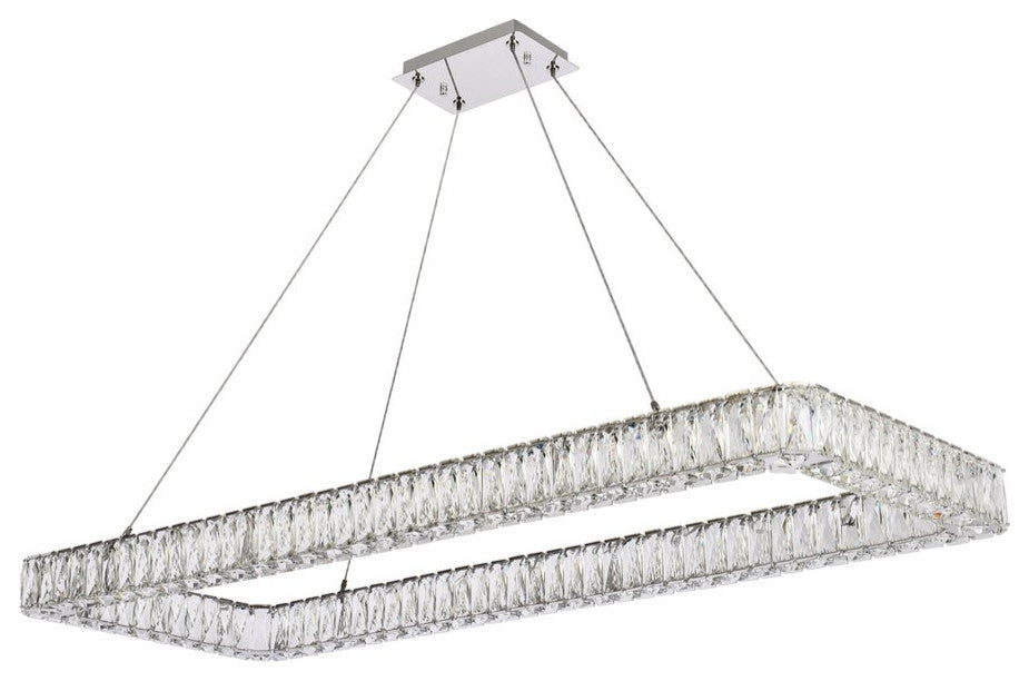 Modern Chrome 1-Light Pendant