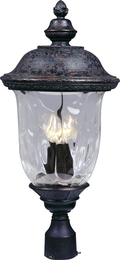 Maxim Carriage House DC 3-LT Outdoor Post Lantern Bronze - 3420WGOB