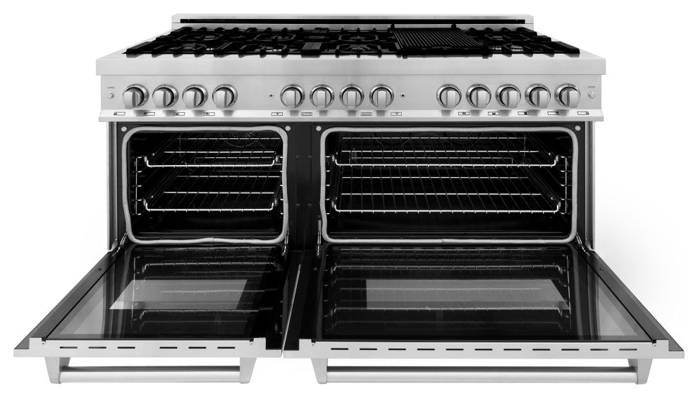 ZLINE Freestanding Range, Stainless Steel, Dual Fuel, RA60