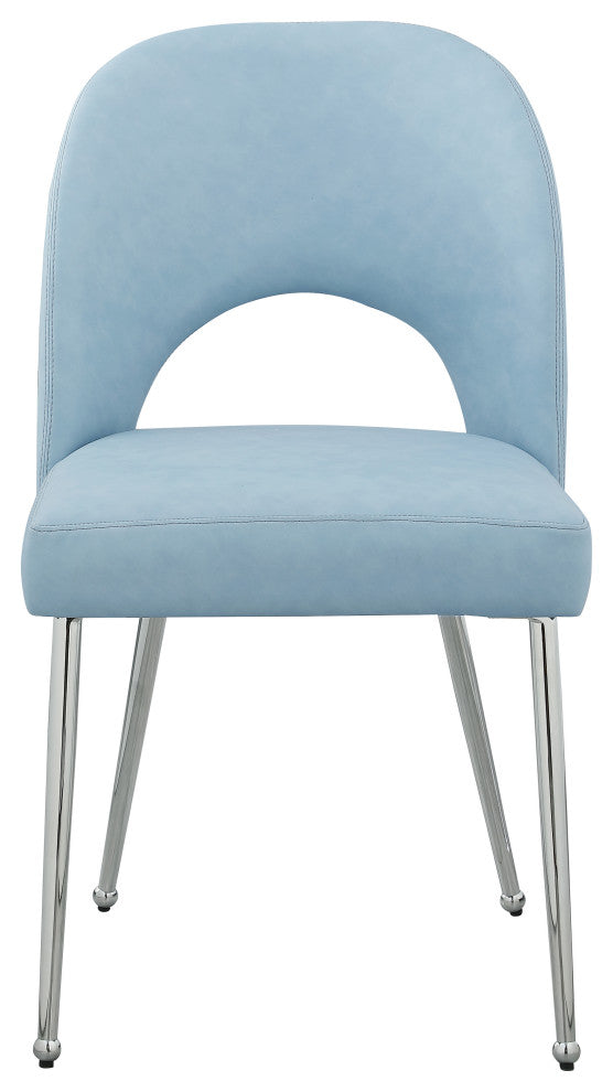 Logan Dining Chair, Set of 2, Light Blue