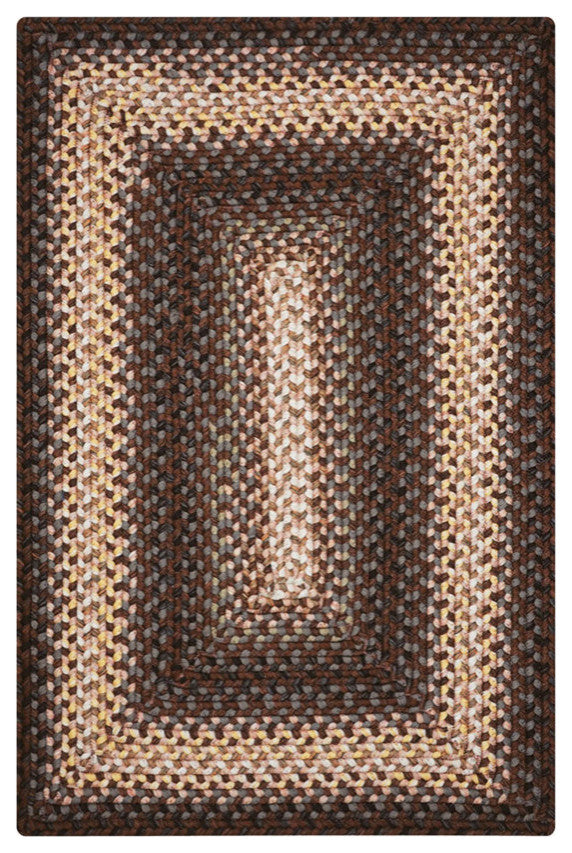 Homespice Decor Driftwood Indoor/Outdoor Braided Rug 8' x 10'(Rectangle)