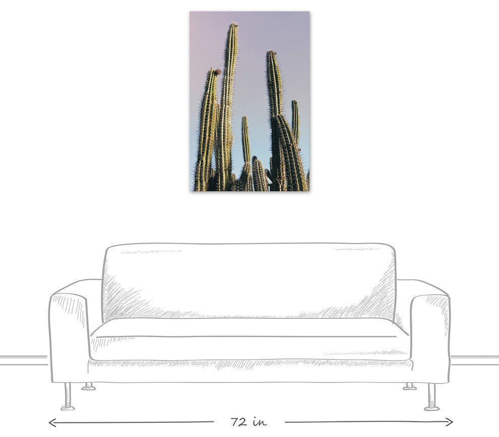 Tall Cactus 24x36 Canvas Wall Art